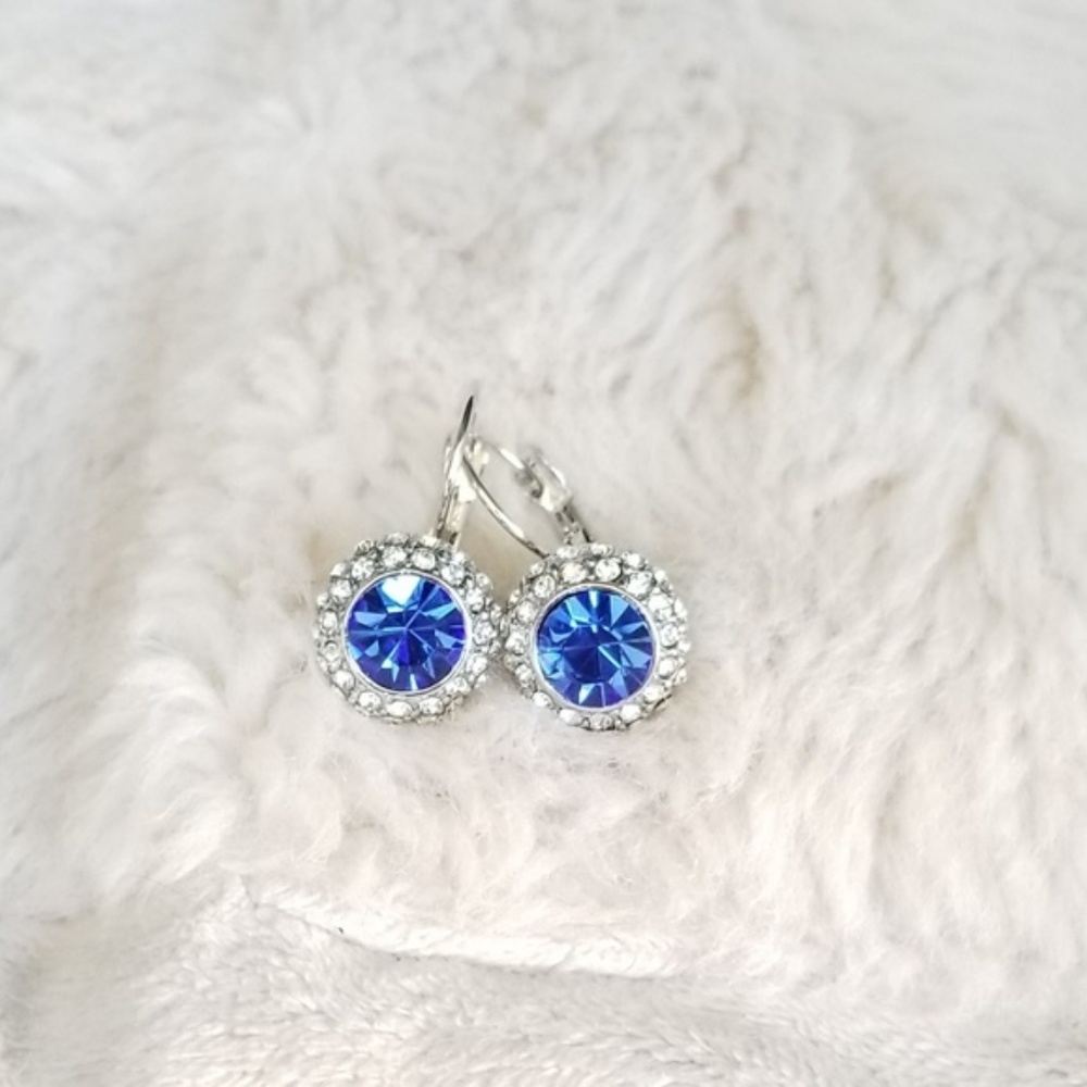 🍒NWOT🍒 AUSTRIAN CRYSTAL & GEMSTONE EARRINGS